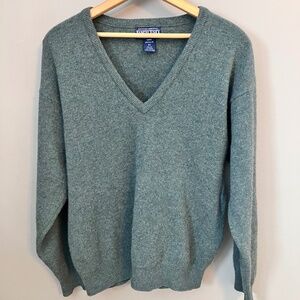 Land’s End 100% Lambswool Men’s Sweater size medium